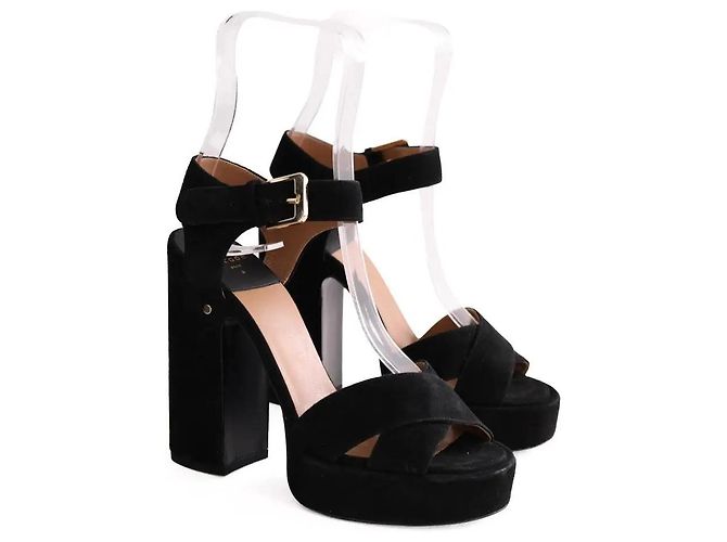 Décolleté Rosange Laurence Dacade in camoscio nero - vista 3