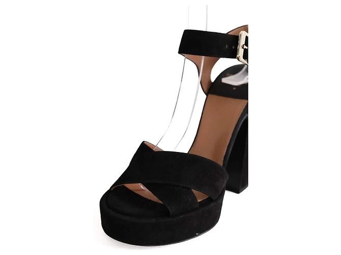 Décolleté Rosange Laurence Dacade in camoscio nero - vista 5