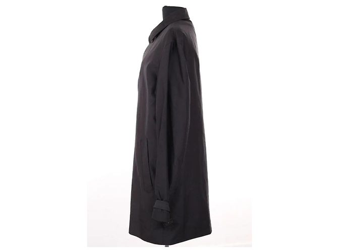 Autre Marque Trench Dior in seta nero - vista 3