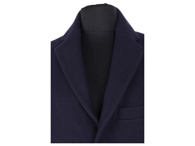 Cappotto in lana blu Acne Studios Uomo - vista 2