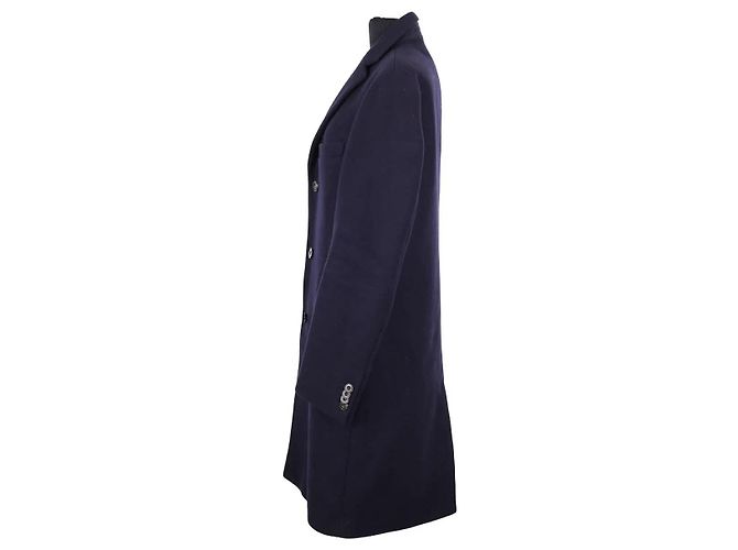 Cappotto in lana blu Acne Studios Uomo - vista 3