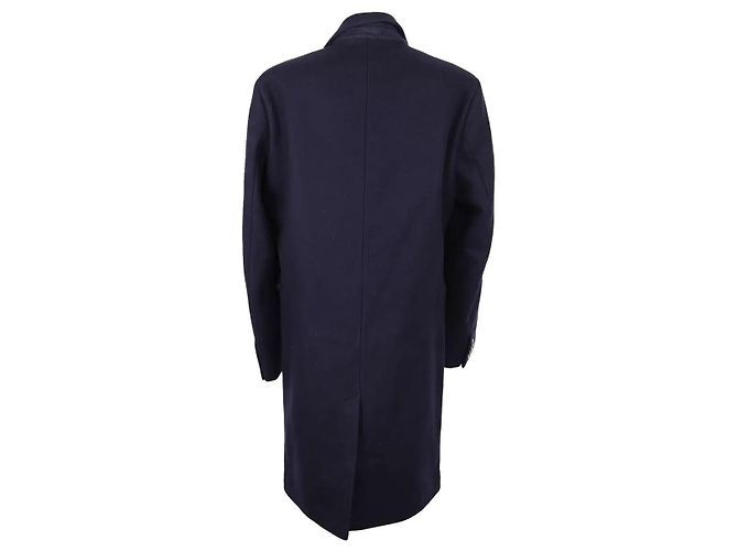 Cappotto in lana blu Acne Studios Uomo - vista 4