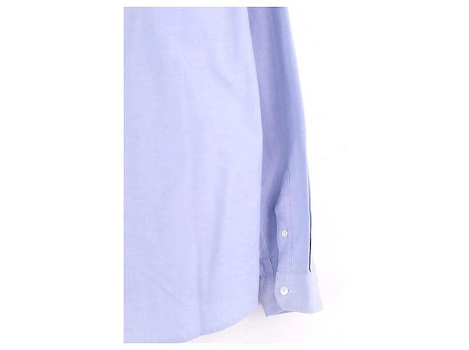 Ami Herrenhemd aus Baumwolle Blau L - Ansicht 4