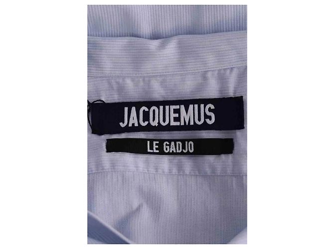 Camisa Jacquemus Le Gadjo azul de algodão - vista 5