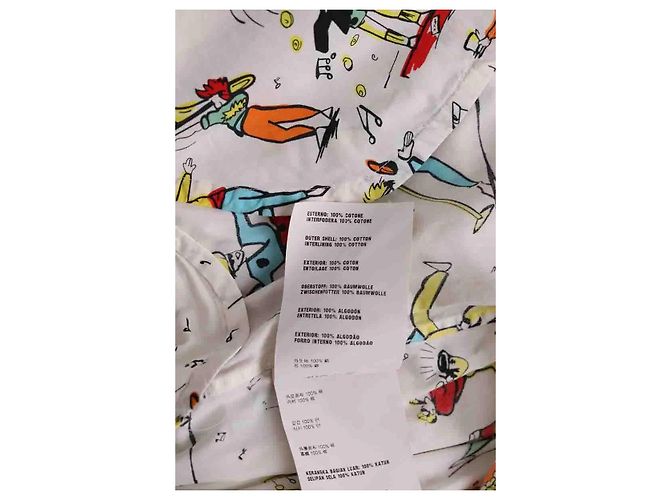 Prada Multicolour Cotton Shirt M Multiple colors - view 6