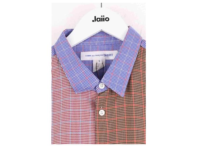 Comme Des Garcons Mehrfarbiges Baumwollhemd XL Mehrfarben - Ansicht 2