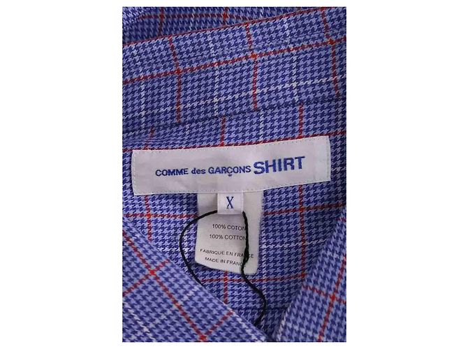 Comme Des Garcons Mehrfarbiges Baumwollhemd XL Mehrfarben - Ansicht 5