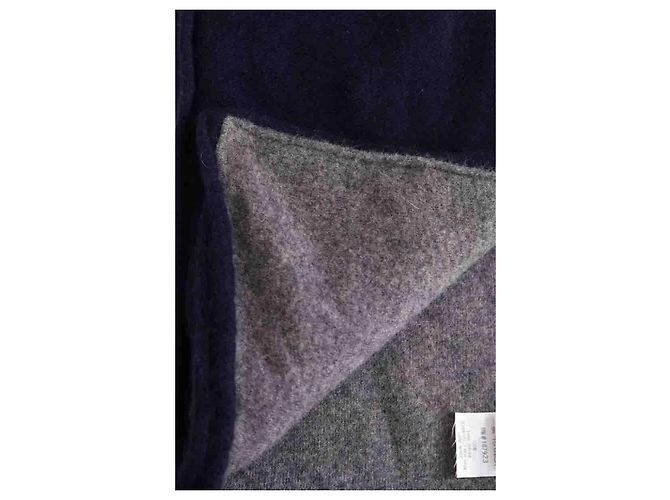 Moncler navy blue wool scarf - view 3