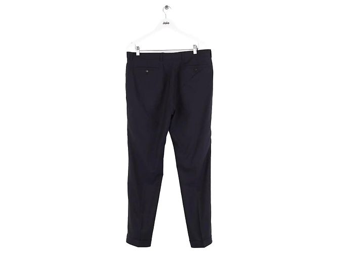 Givenchy Navy blue straight trousers - view 3