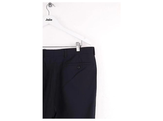 Givenchy Navy blue straight trousers - view 4