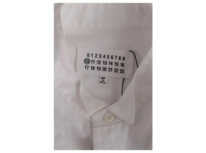 Camicia Maison Martin Margiela Bianca in Cotone M Bianco - vista 5