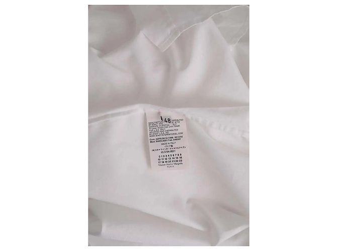 Camicia Maison Martin Margiela Bianca in Cotone M Bianco - vista 6