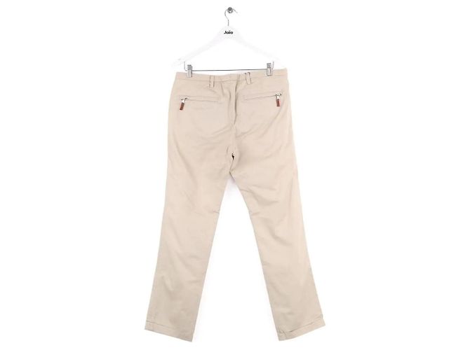 Moncler Beige gerade Hose - Ansicht 3