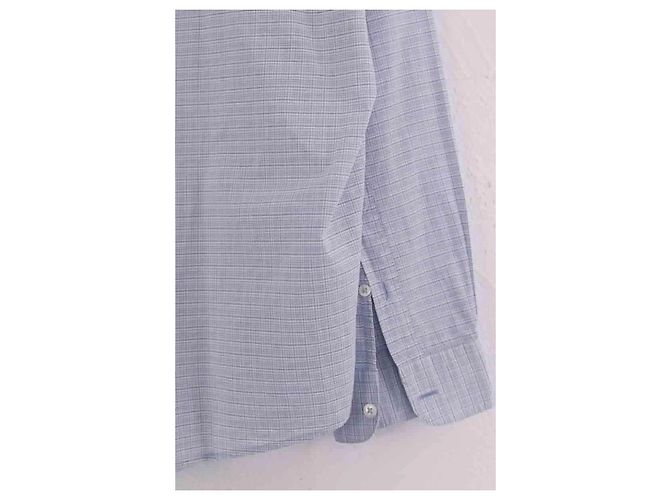 Camicia Jacquemus blu in cotone Uomo M - vista 4
