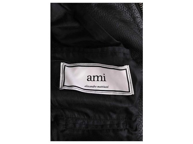 Ami Lederjacke Schwarz - Ansicht 4