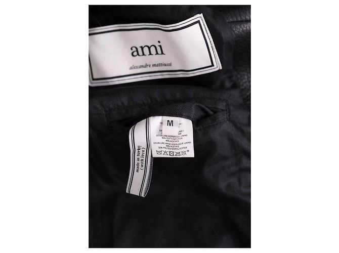 Ami Lederjacke Schwarz - Ansicht 5