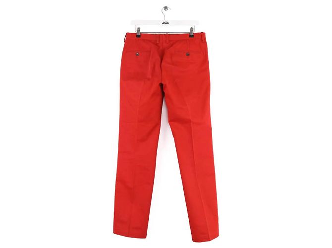 Gucci Pantaloni dritti rossi Rosso - vista 3