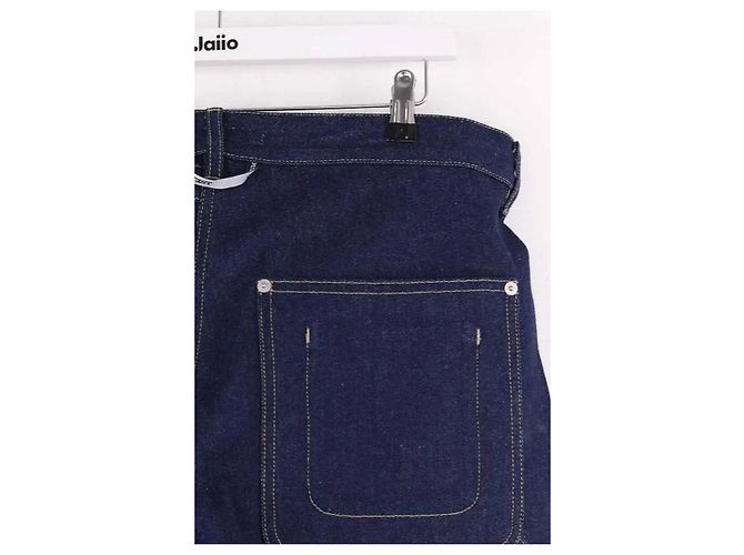 Autre Marque Gerade geschnittene Apron-Hose blau - Ansicht 4