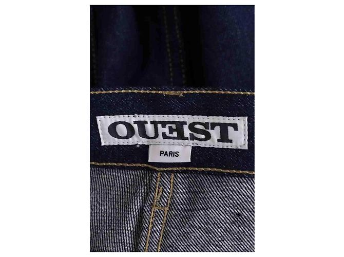 Autre Marque Gerade geschnittene Apron-Hose blau - Ansicht 5