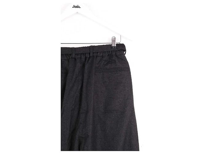 Yves Saint Laurent Weite Hose in Anthrazit Anthrazitgrau - Ansicht 4