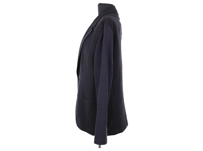 Lanvin Navy Blue Wool Jacket - view 3