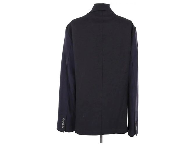 Lanvin Navy Blue Wool Jacket - view 4