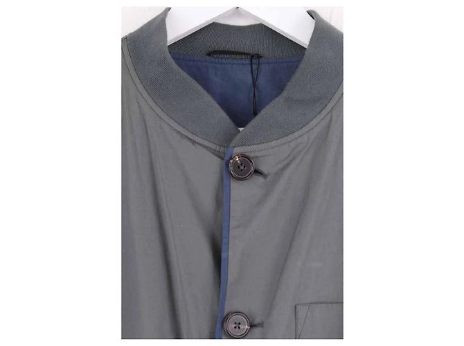 Casaco Hermès de algodão cáqui Caqui - vista 2
