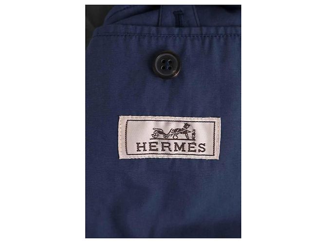 Casaco Hermès de algodão cáqui Caqui - vista 6