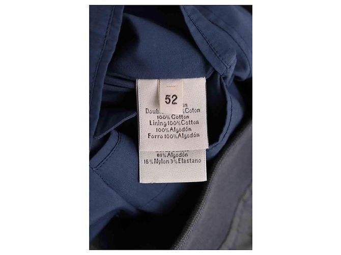 Casaco Hermès de algodão cáqui Caqui - vista 7