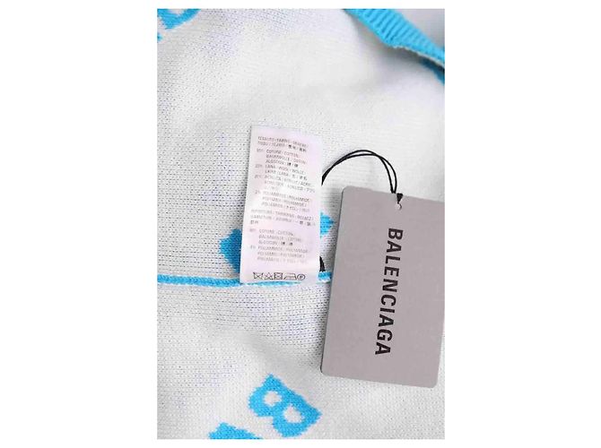 Balenciaga Blauer Baumwollpullover Herren M - Ansicht 5