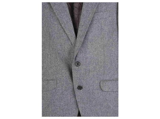 Giacca in lana grigia Kitsune Uomo Grigio - vista 2