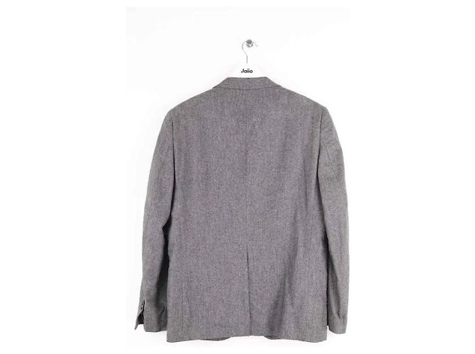Giacca in lana grigia Kitsune Uomo Grigio - vista 3