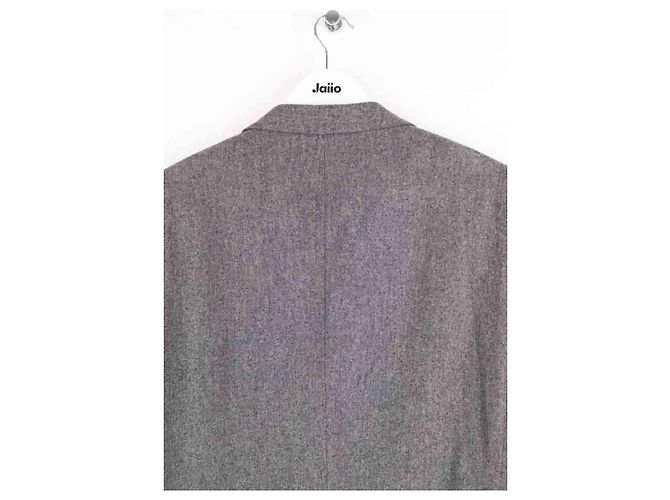 Giacca in lana grigia Kitsune Uomo Grigio - vista 4