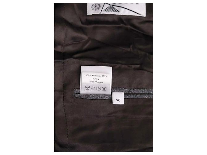 Giacca in lana grigia Kitsune Uomo Grigio - vista 6