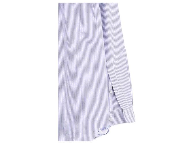 Camicia Palm Angels in cotone blu - vista 4