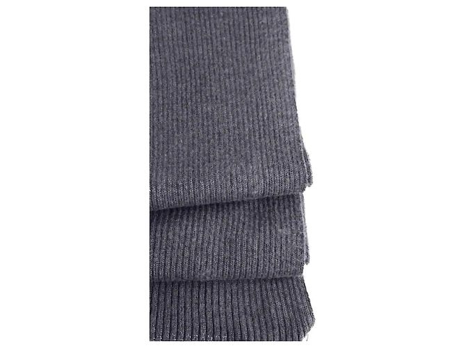 Écharpe Givenchy en laine anthracite Gris anthracite - vue 2