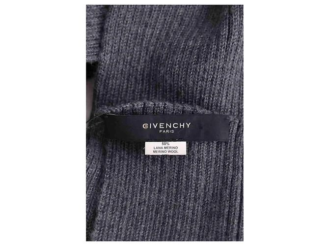 Écharpe Givenchy en laine anthracite Gris anthracite - vue 3
