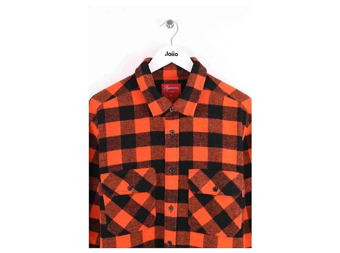 Supreme Orange Wool Jacket Men L - view 2