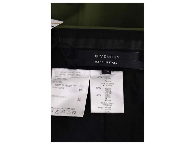 Bermuda Givenchy caqui de algodón - vista 5
