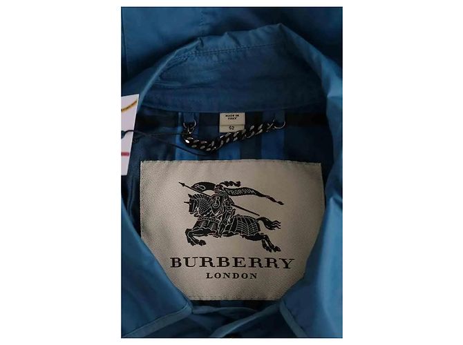 Parka azul Burberry - vista 5