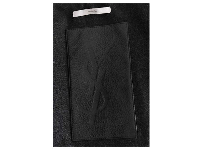 Yves Saint Laurent Lederjacke Schwarz Herren L - Ansicht 5