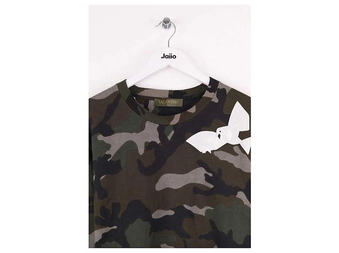 Valentino Sweatshirt Khaki aus Baumwolle - Ansicht 2