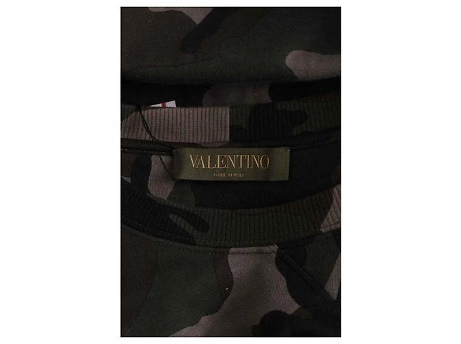 Valentino Sweatshirt Khaki aus Baumwolle - Ansicht 5