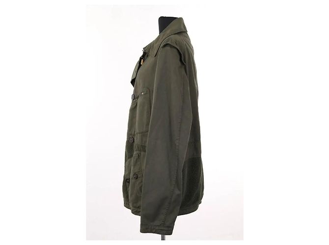 Giacca Bottega Veneta in cotone kaki Cachi - vista 3