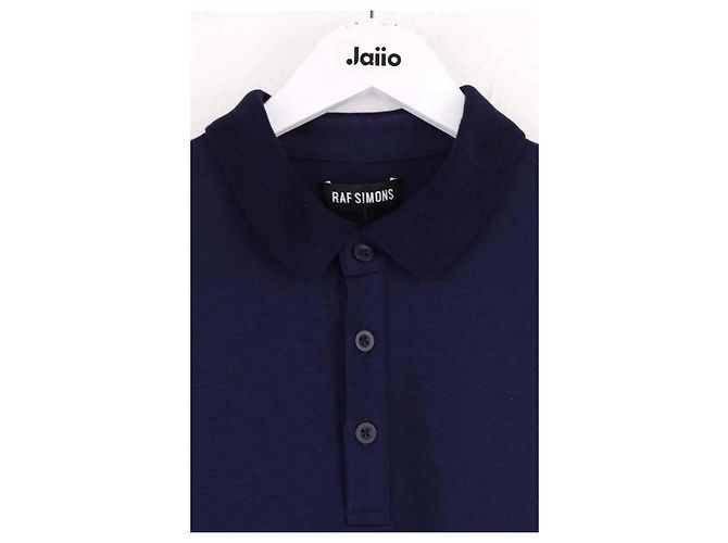 Raf Simons Polohemd aus Viskose in Blau - Ansicht 2