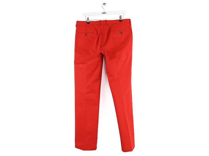 Gucci Pantaloni dritti rossi Rosso - vista 3