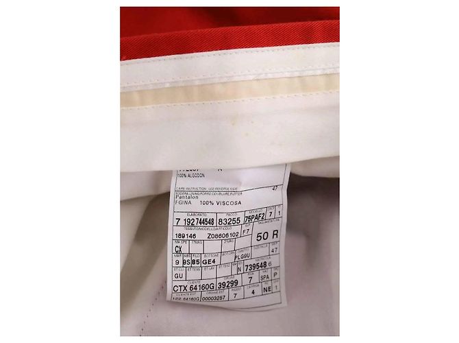 Gucci Pantaloni dritti rossi Rosso - vista 6