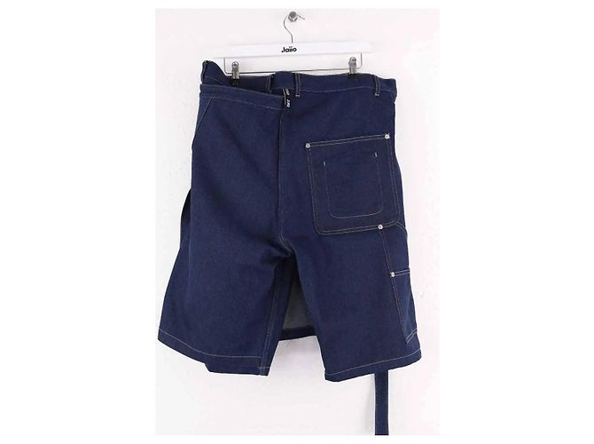 Autre Marque Bermuda Apron shorts bleu Blu - vista 3