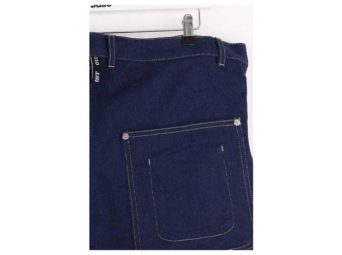 Autre Marque Bermuda Apron shorts bleu Blu - vista 4