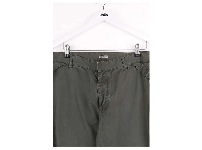 Bottega Veneta Gerade Hose in Khaki - Ansicht 2